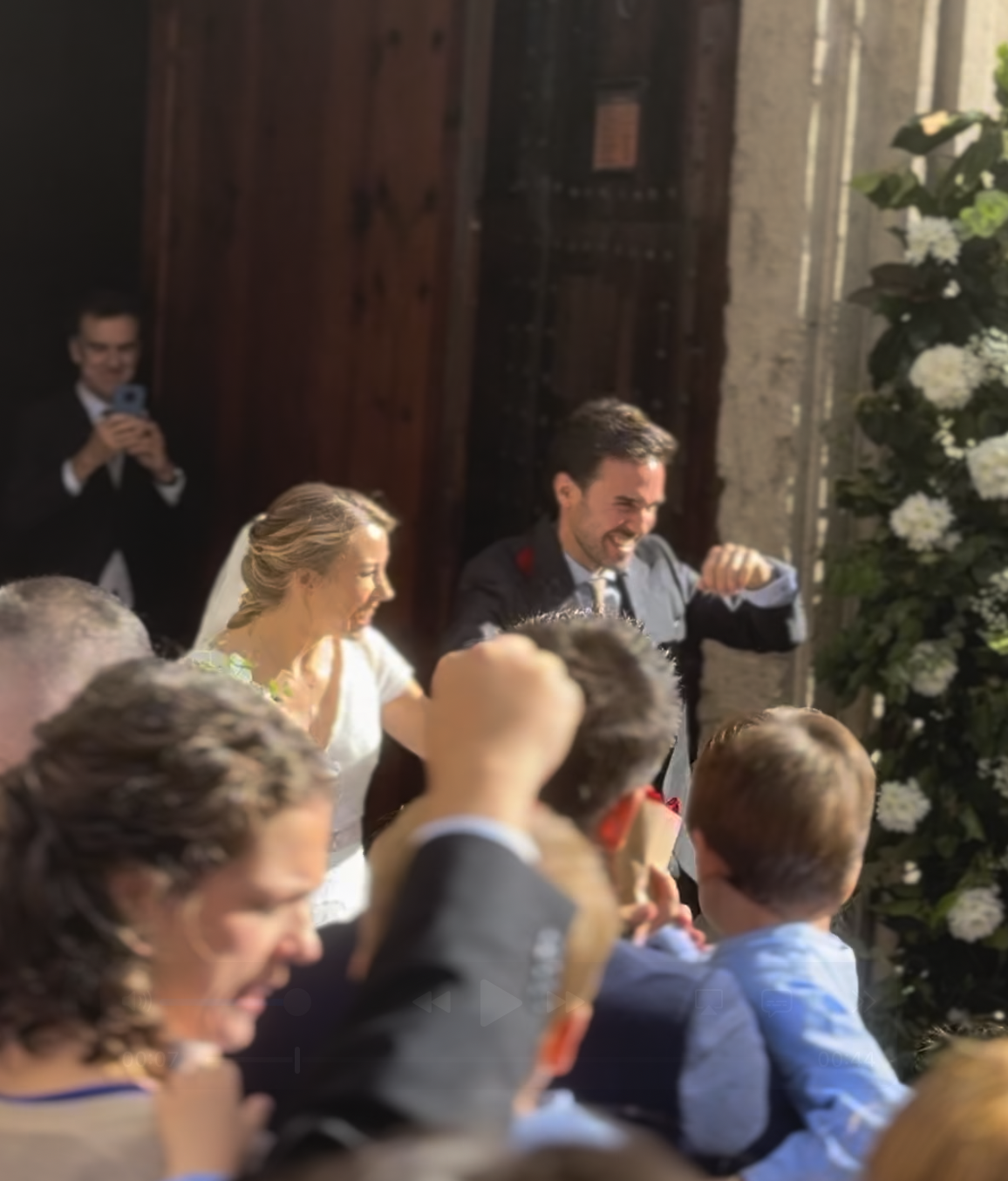 salida novios boda valencia arroz