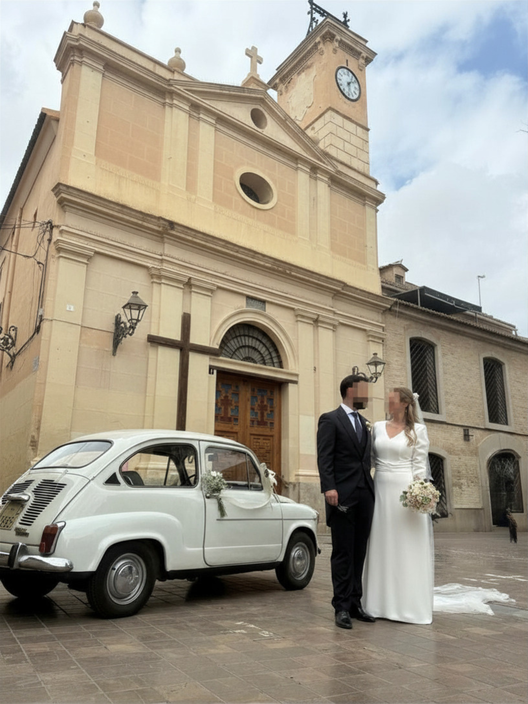 Seat 600 en boda vintage en Valencia